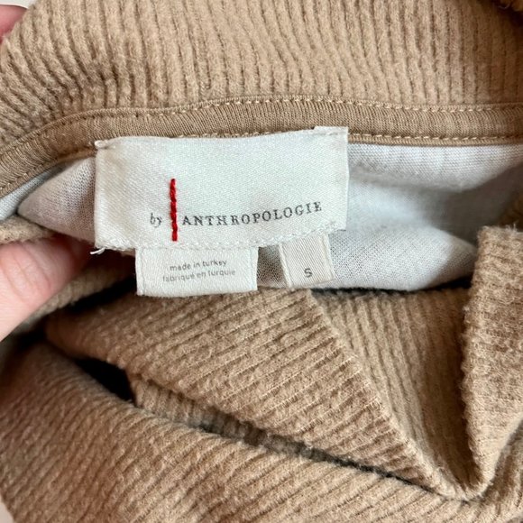 By Anthropologie oversized ribbed mock neck sweater tunic - Picture 4 of 5